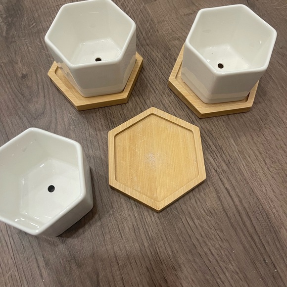 Set of 3 mini planters - Picture 2 of 3